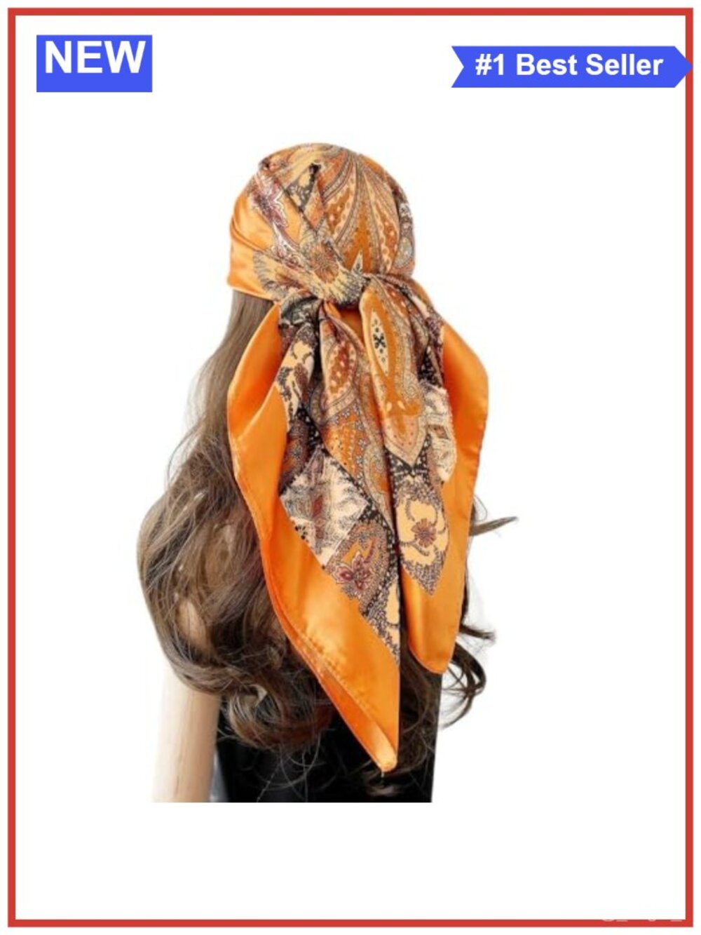 Satin Hair Scarf 35in Silky Head Wrap Bandana for Women